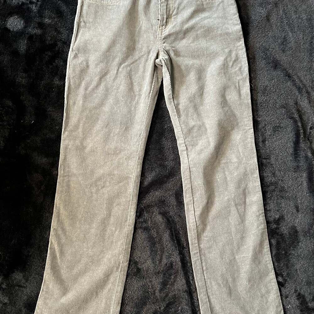 Tucker + Tate Boys Smoked Pearl Grey Corduroy Straight Leg Pants Size 12